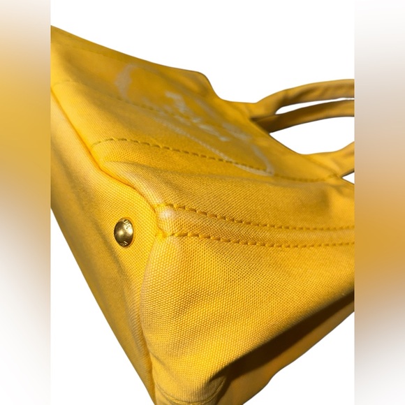 15-16 Prada Canapa Tote Ananas, (Med Size) - Picture 12 of 15